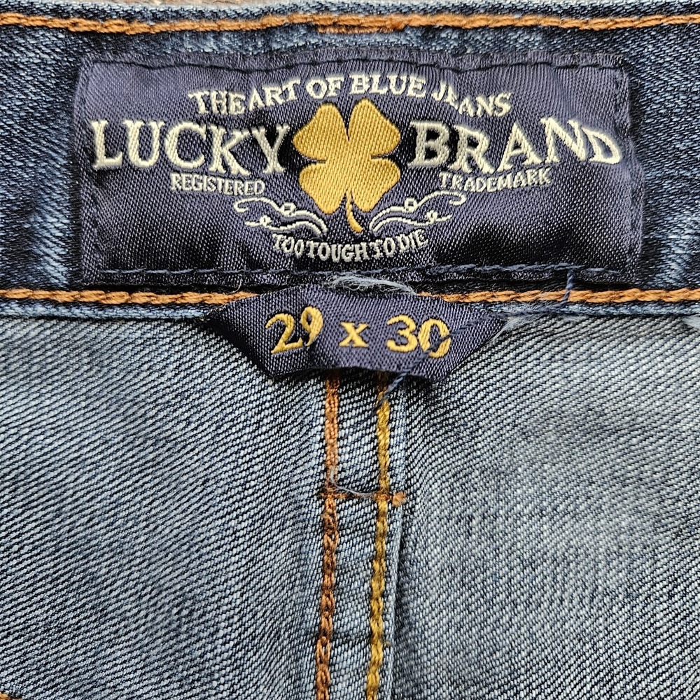 Lucky Brand 121 Heritage Slim Button Fly Scratch Jeans Womens 29x30 - Picture 8 of 11